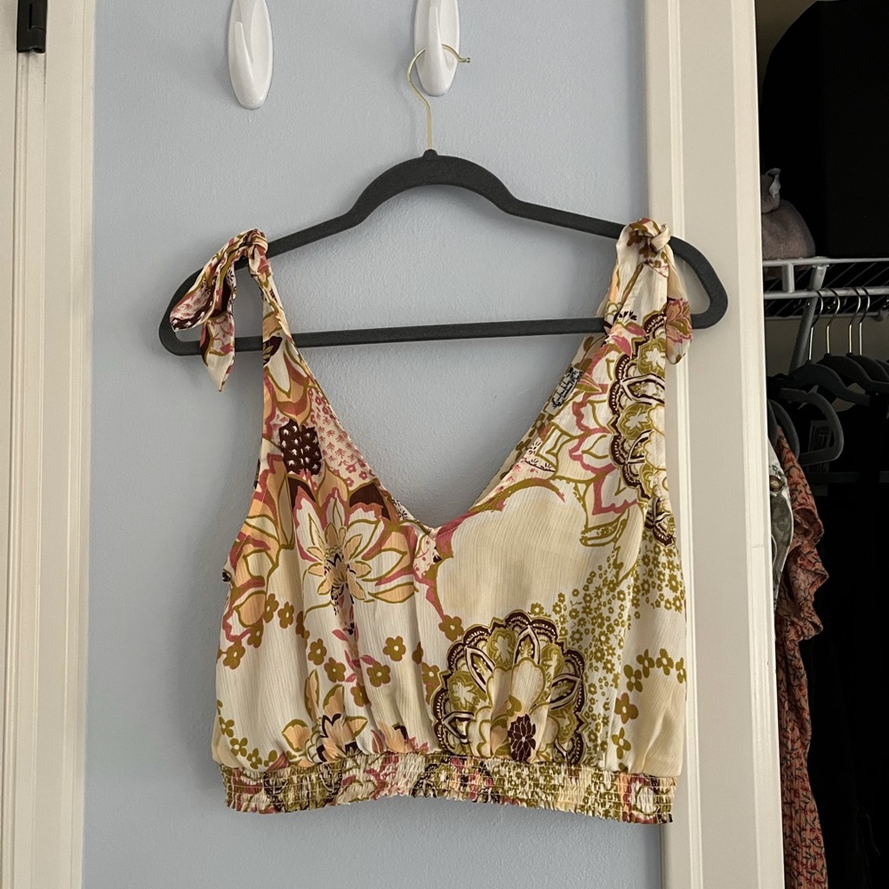 NWOT Free People Tied To You Tank Top